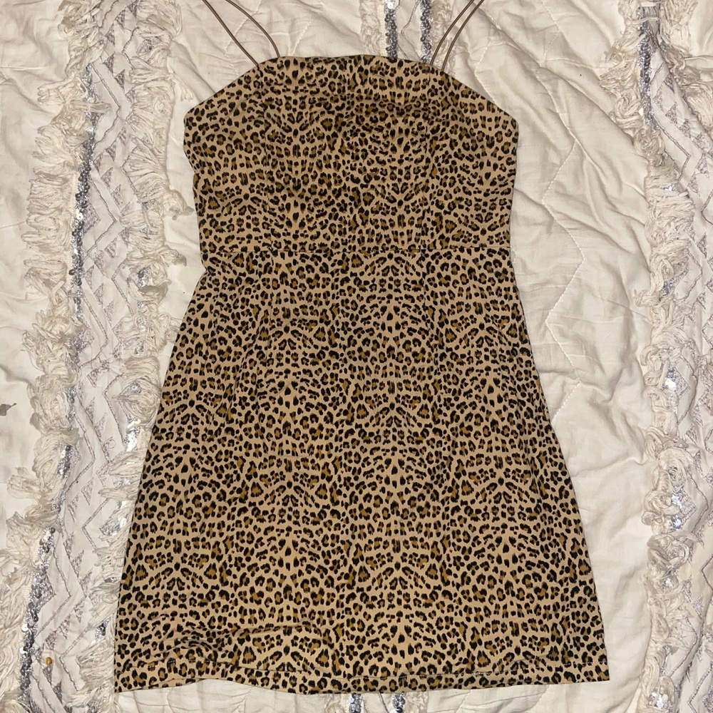 Skylar + Madison Cheetah Print Mini Dress